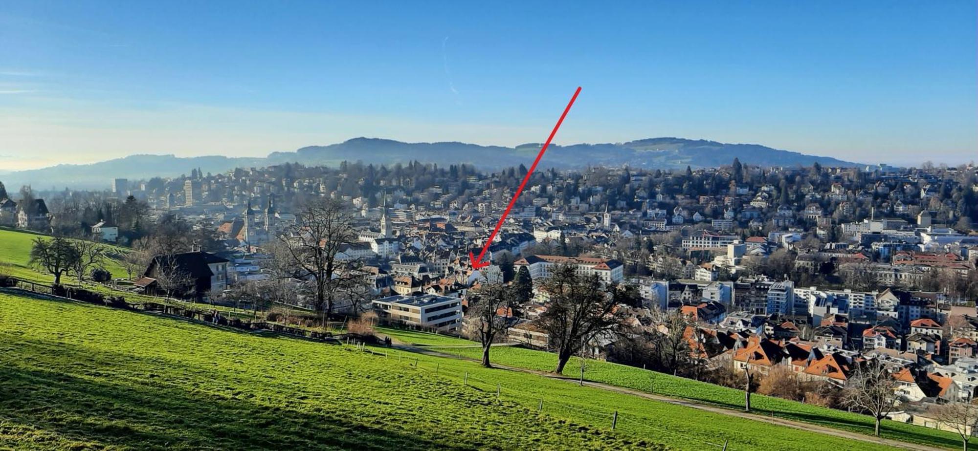 Ruhige, Neue Dachwohnung An Altstadt, Naehe Messe St. Gallen Luaran gambar